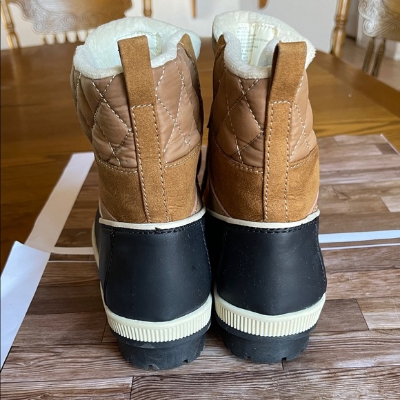 Totes Brown and Black Winter Boots - Picture 3 of 7